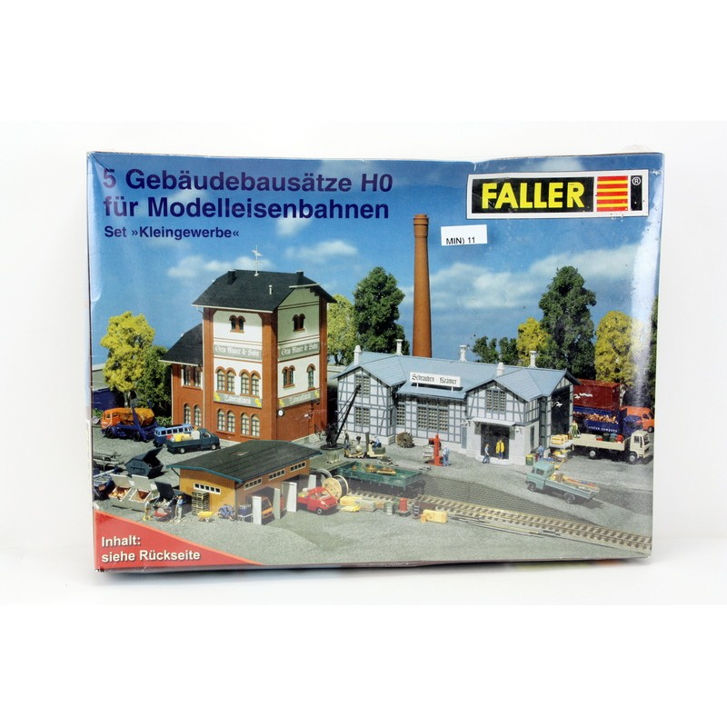 Kit Faller Kleingewerbe Ho edifici/ville/montagna min2)11