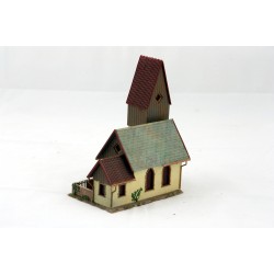 Faller 236 HO edifici/chiesa di villaggio per modellismo ferroviario casa(we4)48